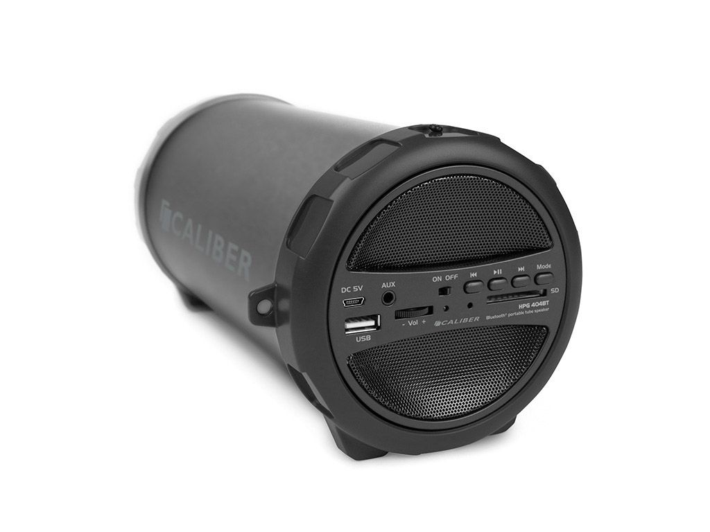 HPG404BT WLAN-Lautsprecher mit Bluetooth, USB, Batterie und TWS - Schwarz