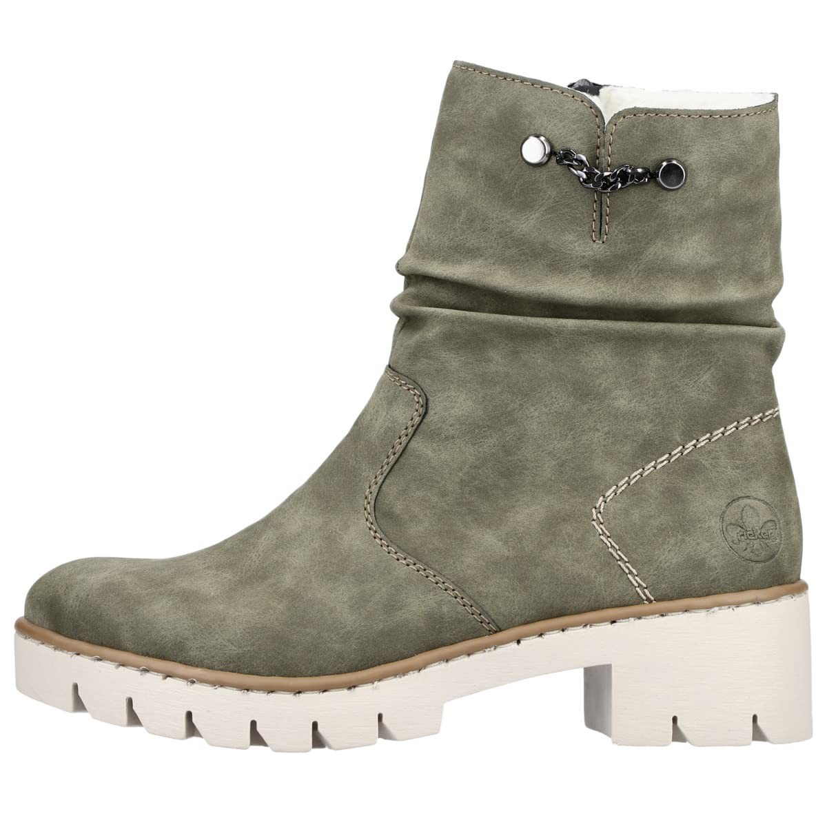 RIEKER Stiefeletten grün