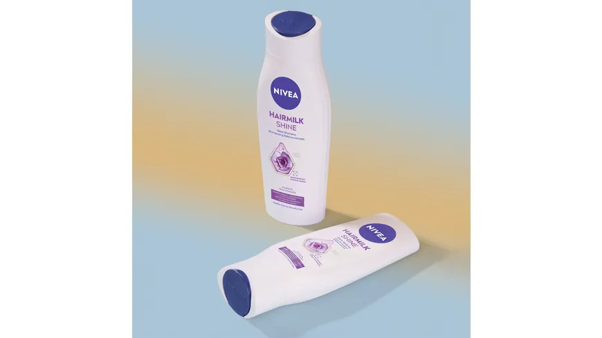 NIVEA Haarmilch Natürlicher Glanz Shampoo mit Mandelmilch 250 ml