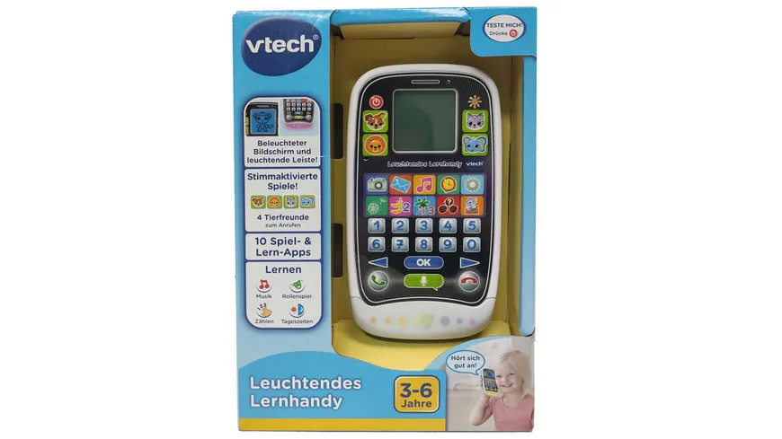 VTech - Ready, Set, School - Leuchtendes Lernhandy