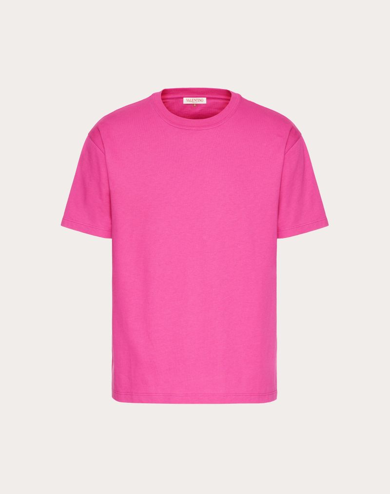 Camiseta de algodão com tachas