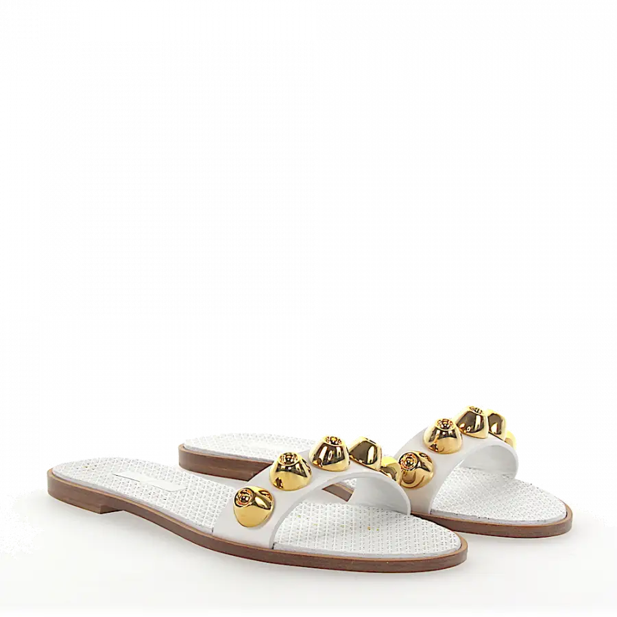 Miu Miu - Schaftsandalen - weiß