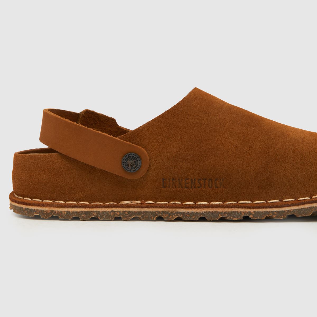 BIRKENSTOCK lutry klumpa szandál barna színben