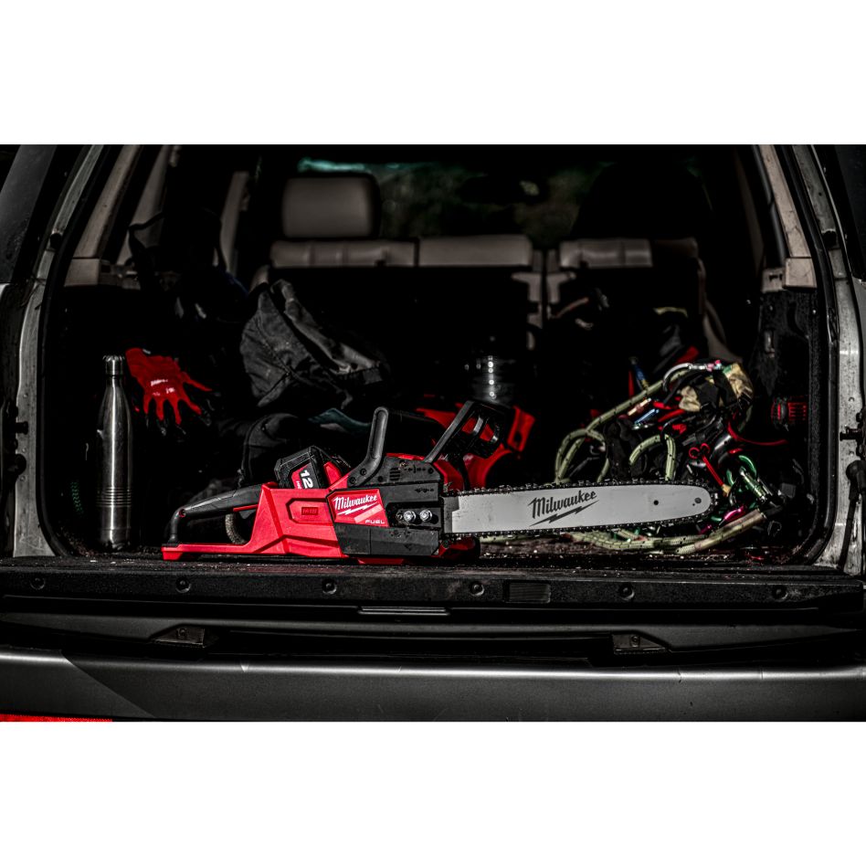 Milwaukee 4933499217 M18 FCHS-122 FUEL™ Kettensäge mit 40 cm Sägeblatt, 18 V, 2 x 12 Ah