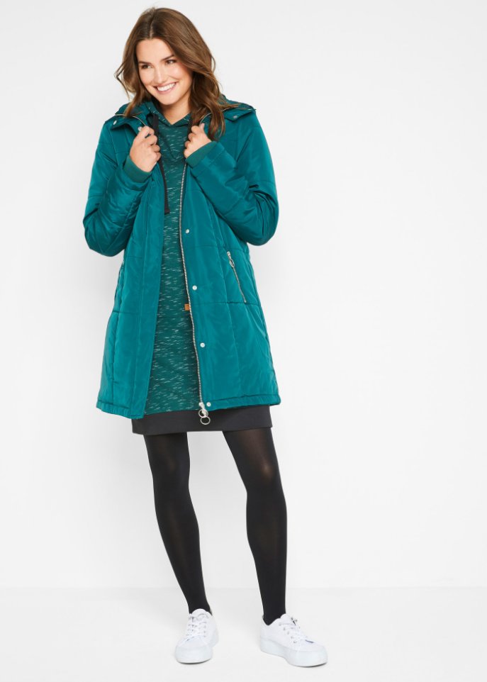 Sweatkleid mit Kapuze