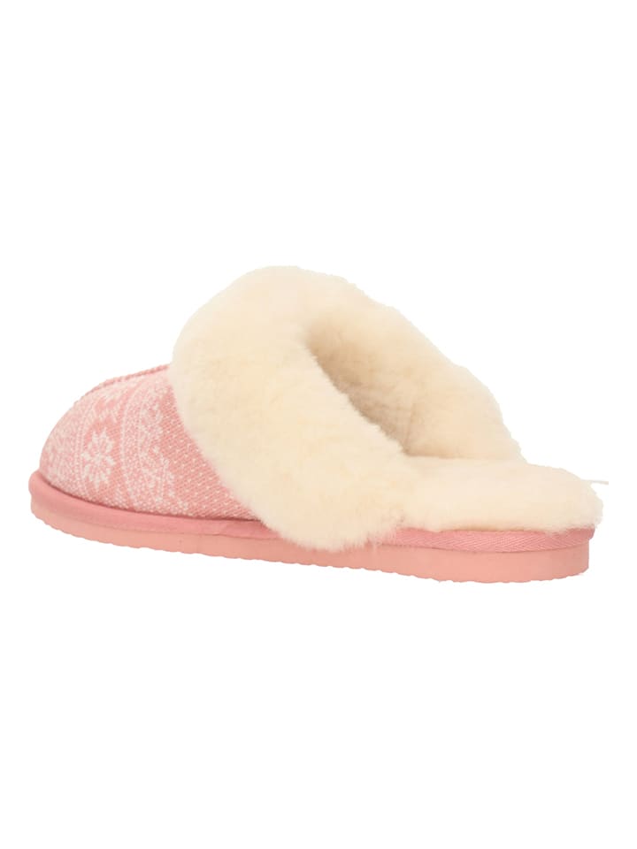 Bullboxer Hausschuhe in Rosa/ Creme günstig kaufen