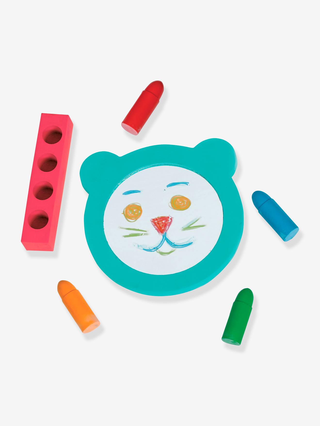Ludi Baby Badespielzeug AQUACOLOR LUDI, Spiegel & Stifte - mehrfarbig