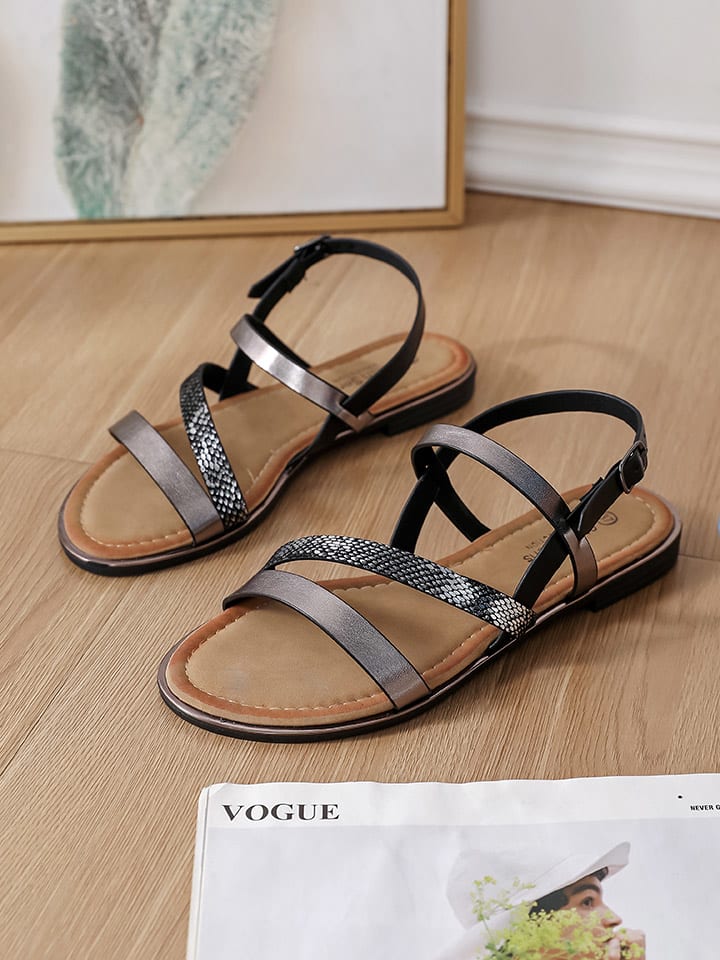 Sixth Sens Sandalen in Schwarz günstig kaufen