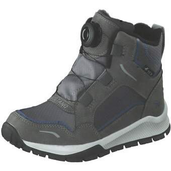 Mustang Schnür Boots in grau
