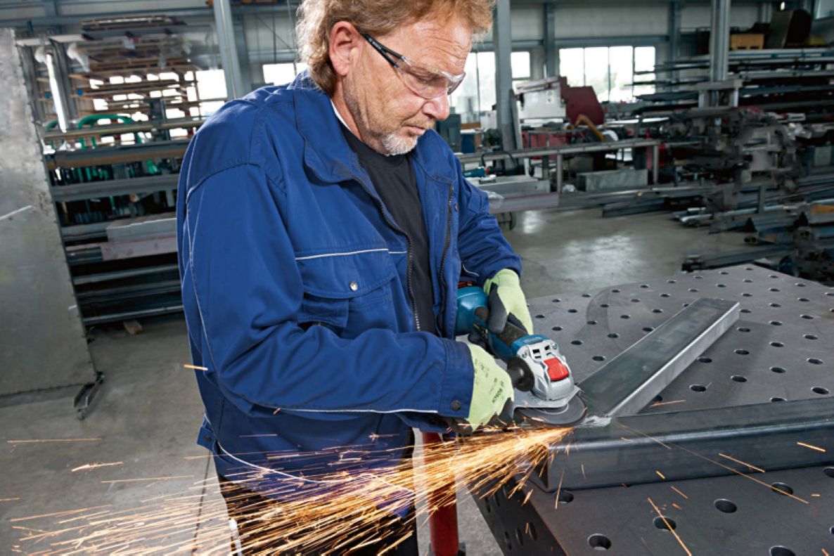 Bosch Blue 06017B0100 X-LOCK GWX 18 V-10 Akumulatorska kutna brusilica bez baterija + punjač
