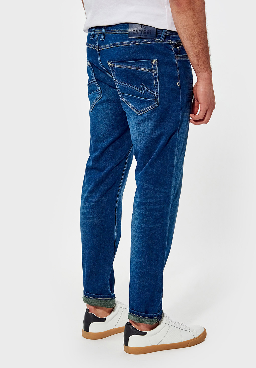 APEX  Jean slim bleu Homme délavé
