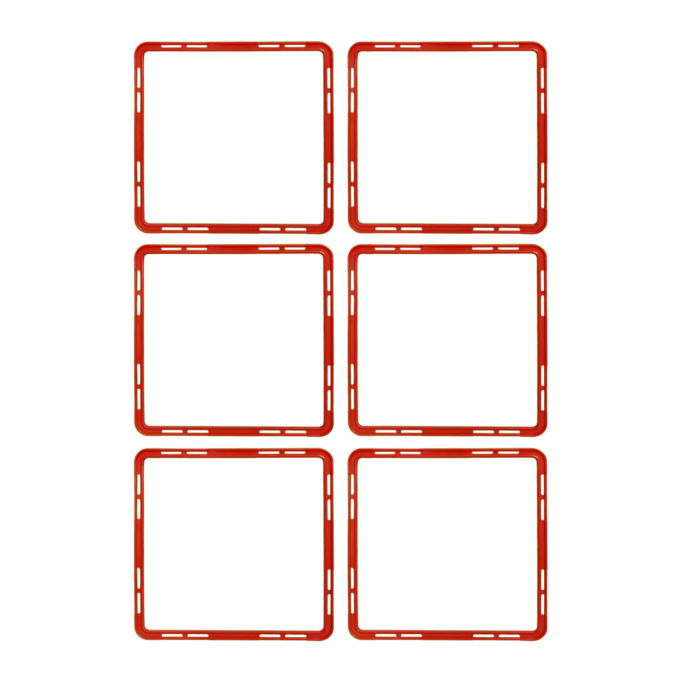 Cawila ACADEMY SQUARE | 6er Set | rot