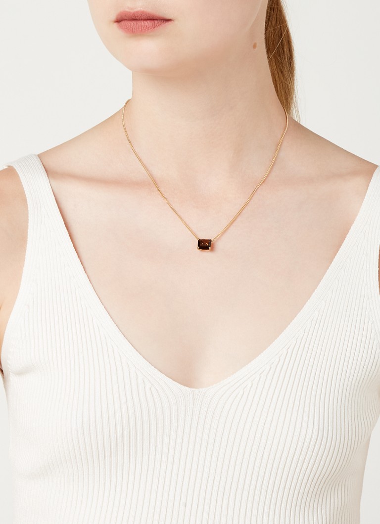 Wouters & Hendrix  Fijne ketting met smokey kwarts