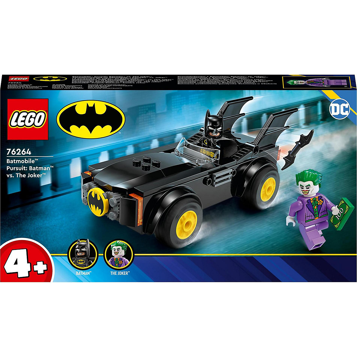 LEGO® DC Universe Super Heroes™ 76264 Verfolgungsjagd im Batmobile: Batman vs. Joker