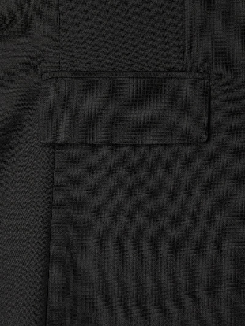 Blazer aus Viskosemischung in black