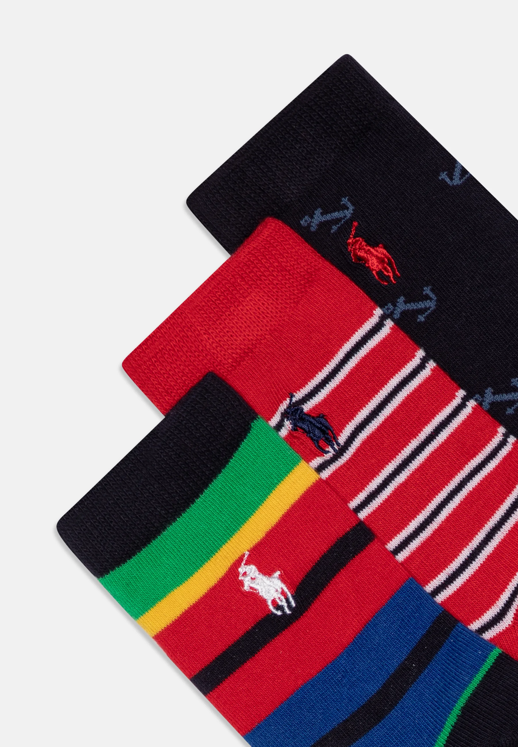 Calcetines Polo Ralph Lauren American Crew Unisex Pack de 3
