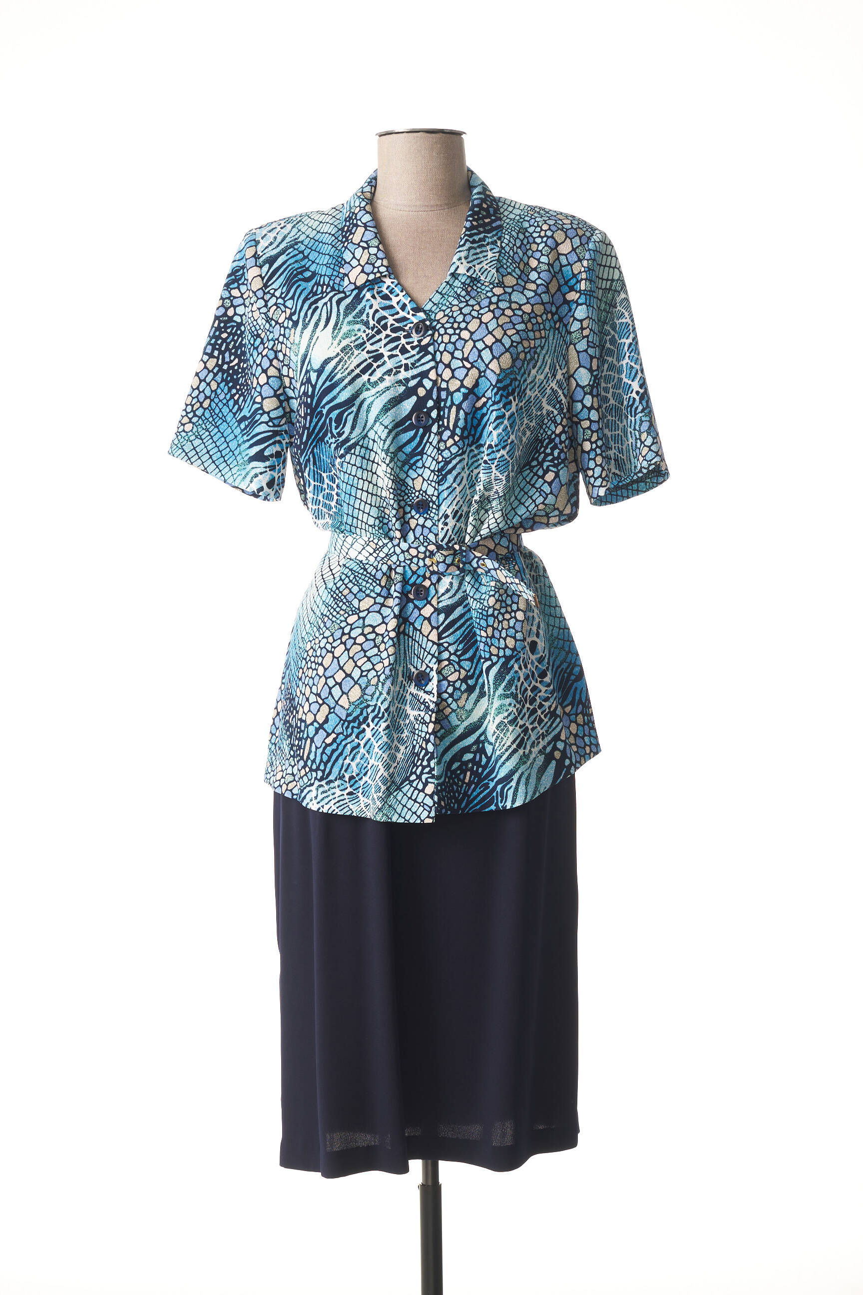 France Rivoire Ensembles Robe Femme couleur bleu