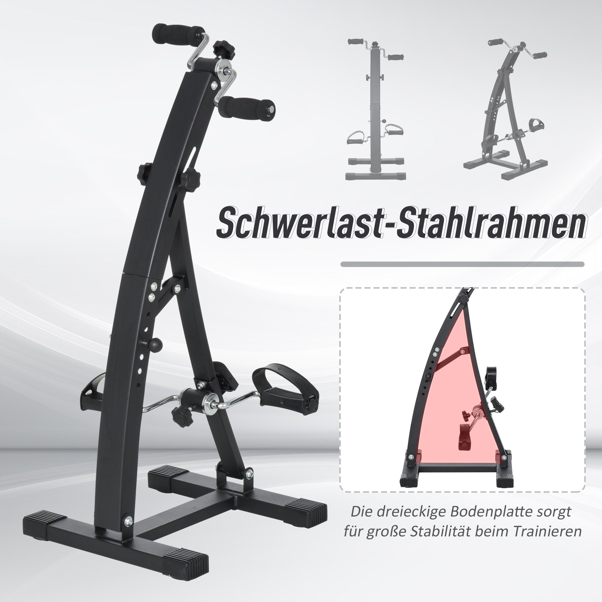 HOMCOM Heimtrainer Bewegungstrainer für Senioren