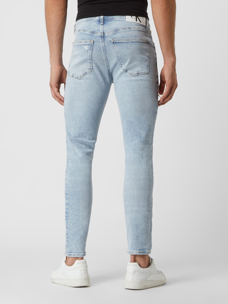 Skinny Fit Jeans mit Stretch-Anteil  in hellblau