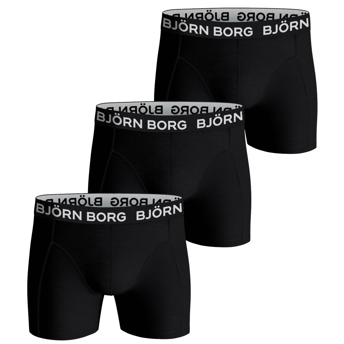 Björn Borg Solid Boxershorts schwarz
