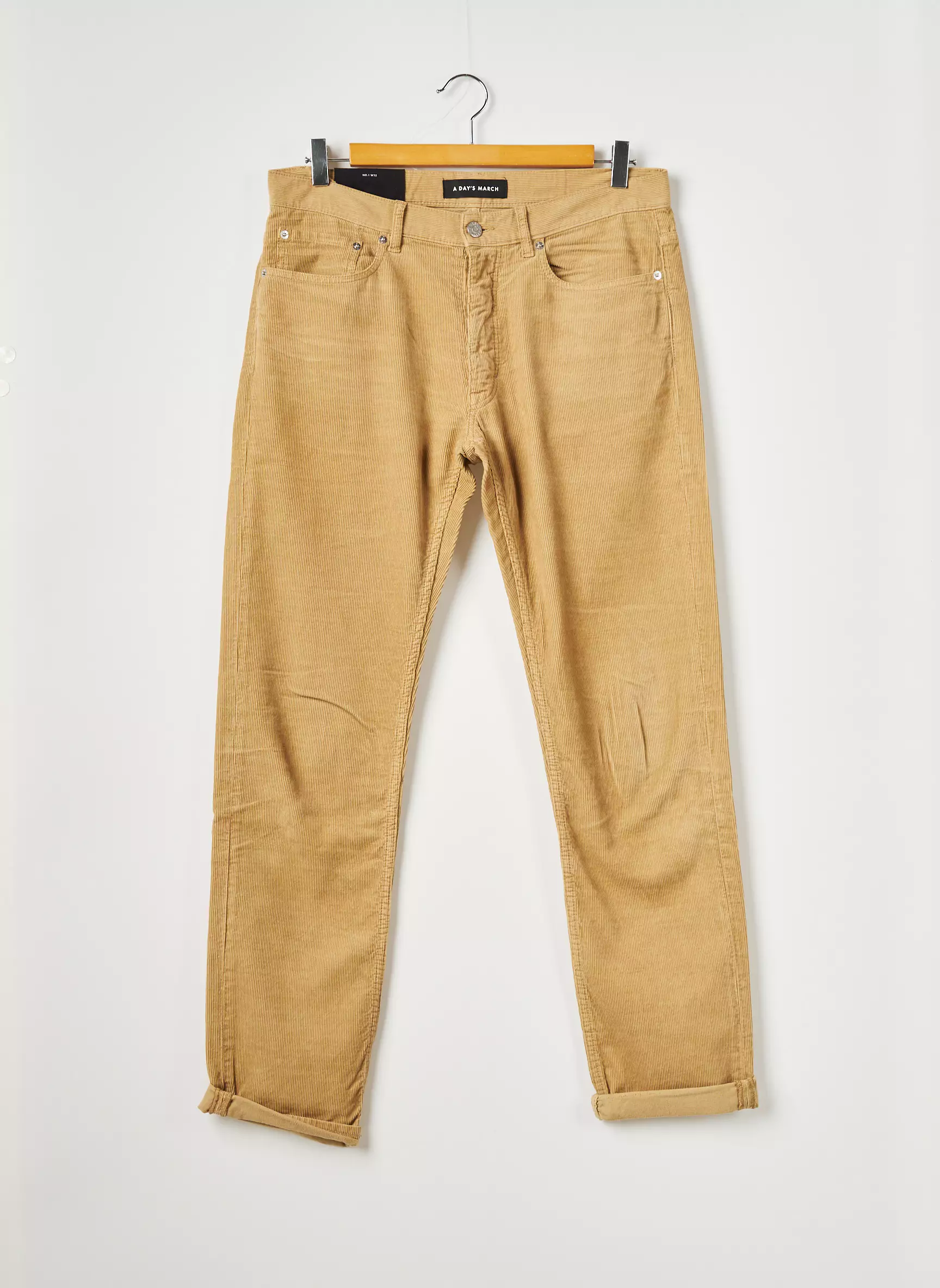 A Day S March Pantalons Droits Homme couleur beige