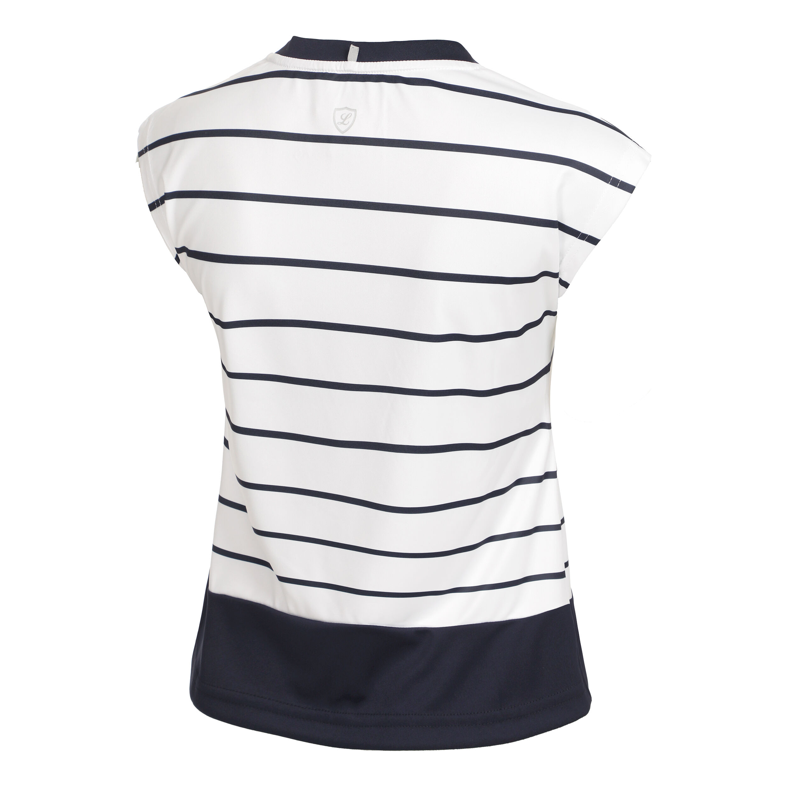 T-Shirt Damen - Weiß, Dunkelblau