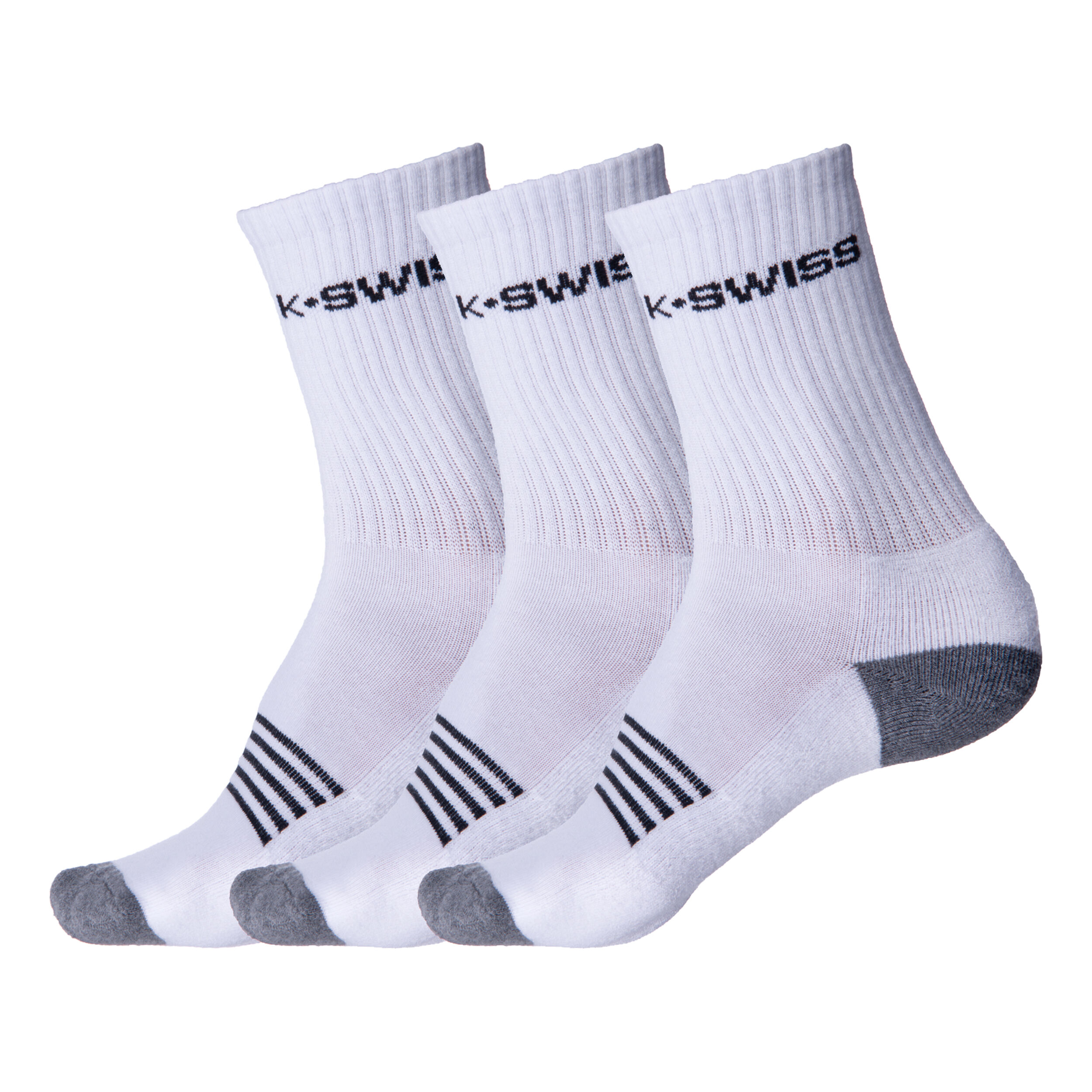 Tennissocken 3er Pack Herren - Weiß, Schwarz