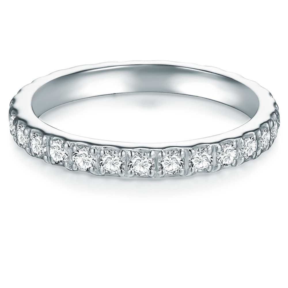 Trilani Bague en argent Argent sterling Oxyde de zirconium (CZ) en Argent Bague