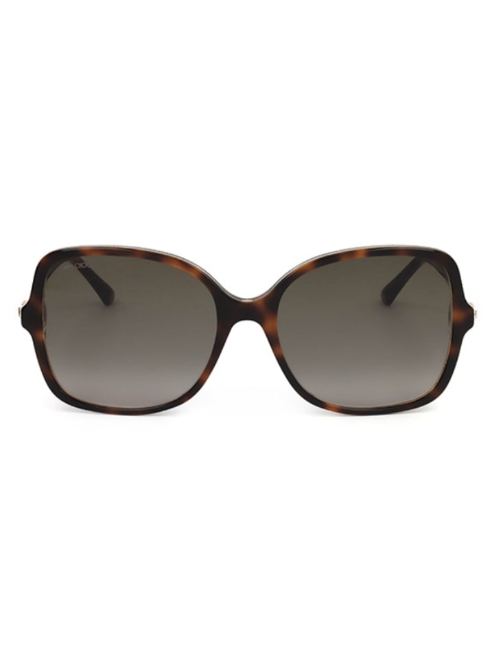 Jimmy Choo Damen-Sonnenbrille in Braun günstig kaufen 57