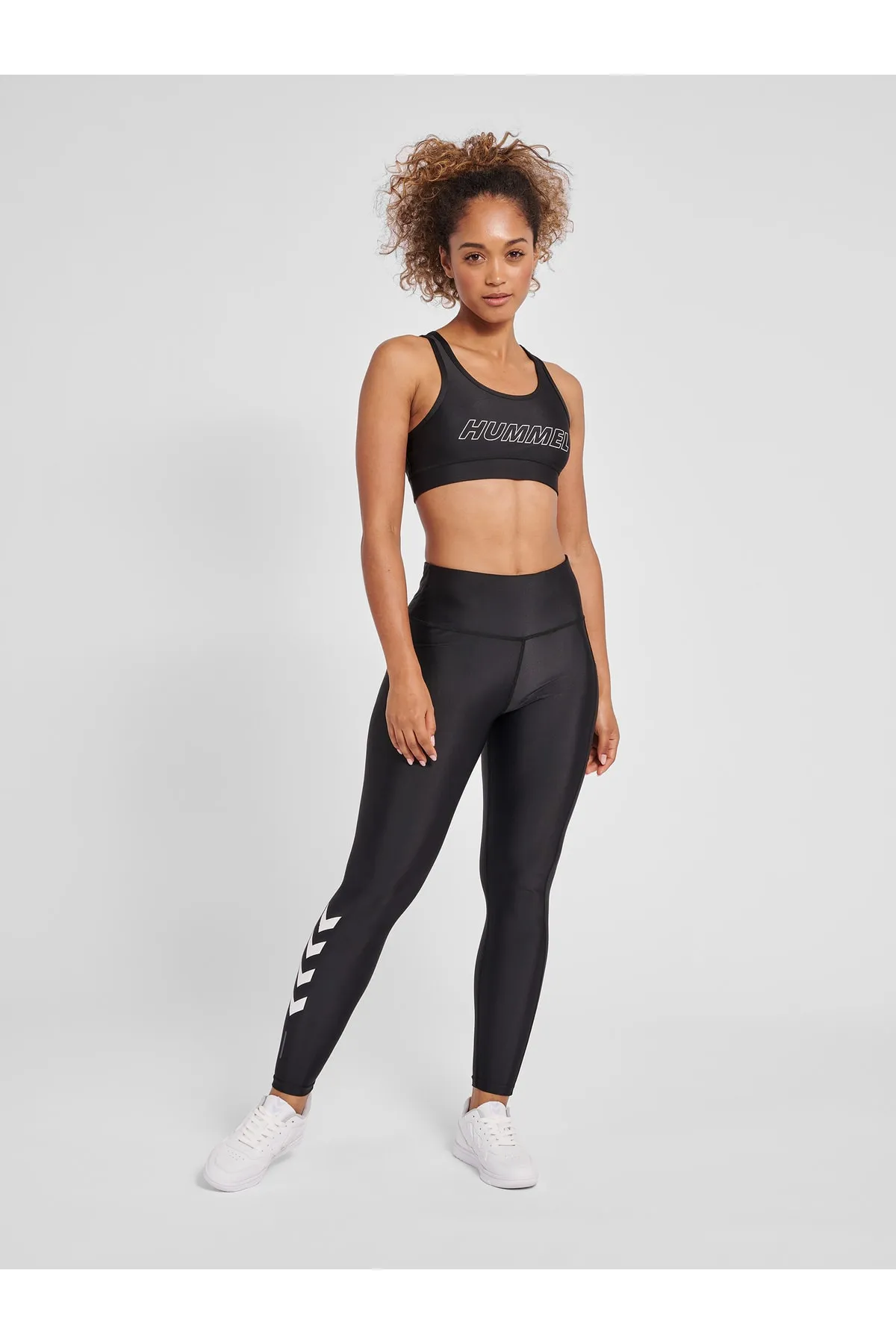 hummel  Sport-Leggings - Schwarz - Mittlerer Bund