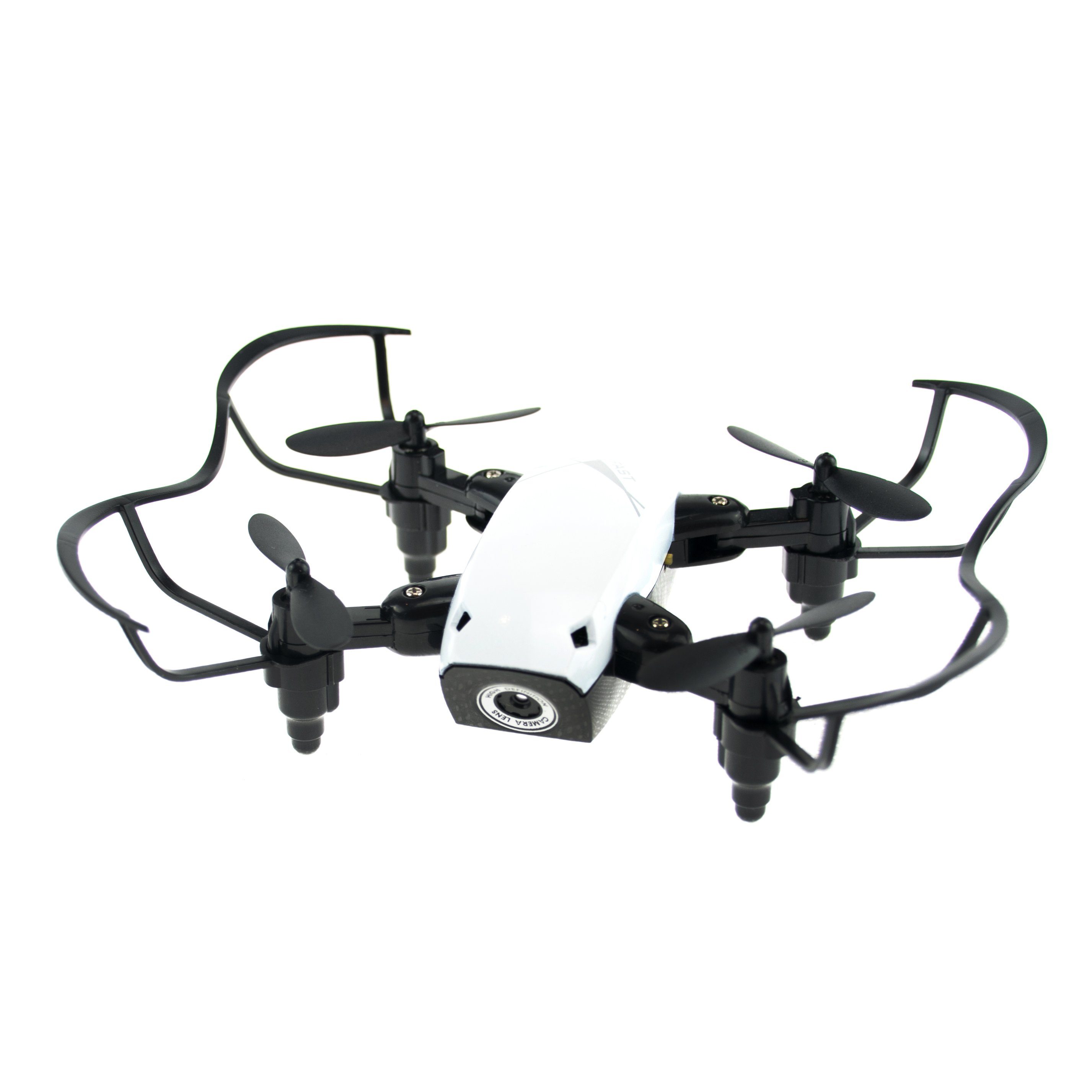 efaso RC-Quadrocopter S9W Mini RC Drohne weiss - WiFi Kamera / faltbar / 3-Speed-Stufen, One-Key-Return / Auto. Start&Landen / Headless Mode / Höhe-Halten