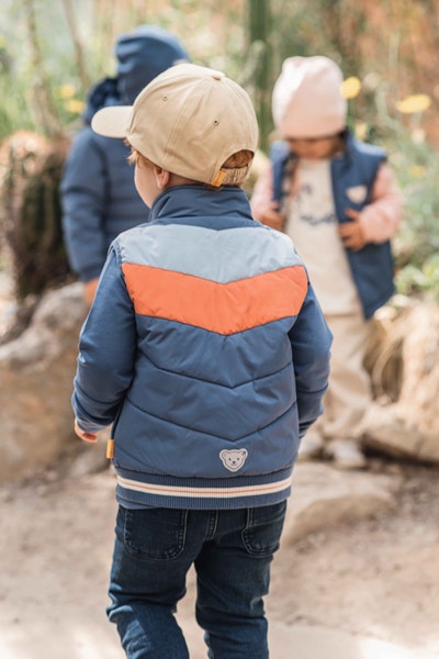 Fleecejacke, mittelblau für Jungs