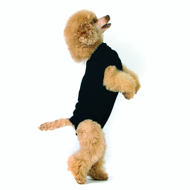 Trovet Hundepullover Trovet Hundebody Recovery Suit schwarz XXXS
