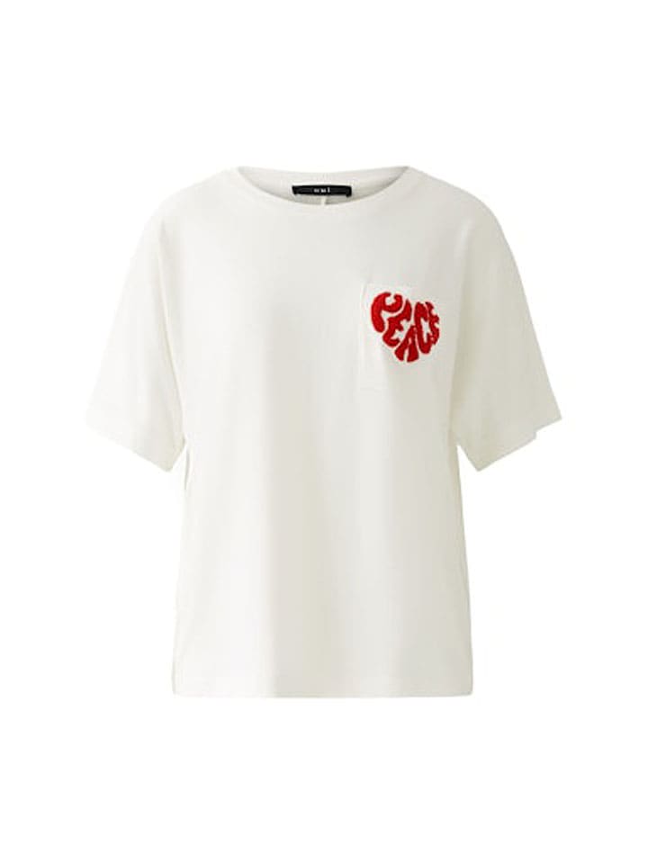 Oui Shirt in Weiß günstig kaufen