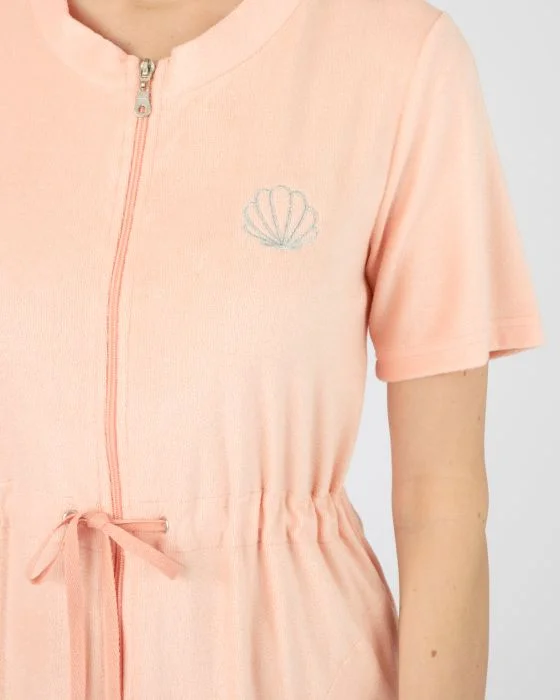 Robe de détente zippée en éponge