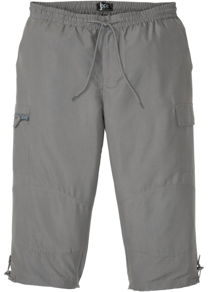 Mikrofaser 3/4-Hose mit Komfortschnitt, Regular Fit