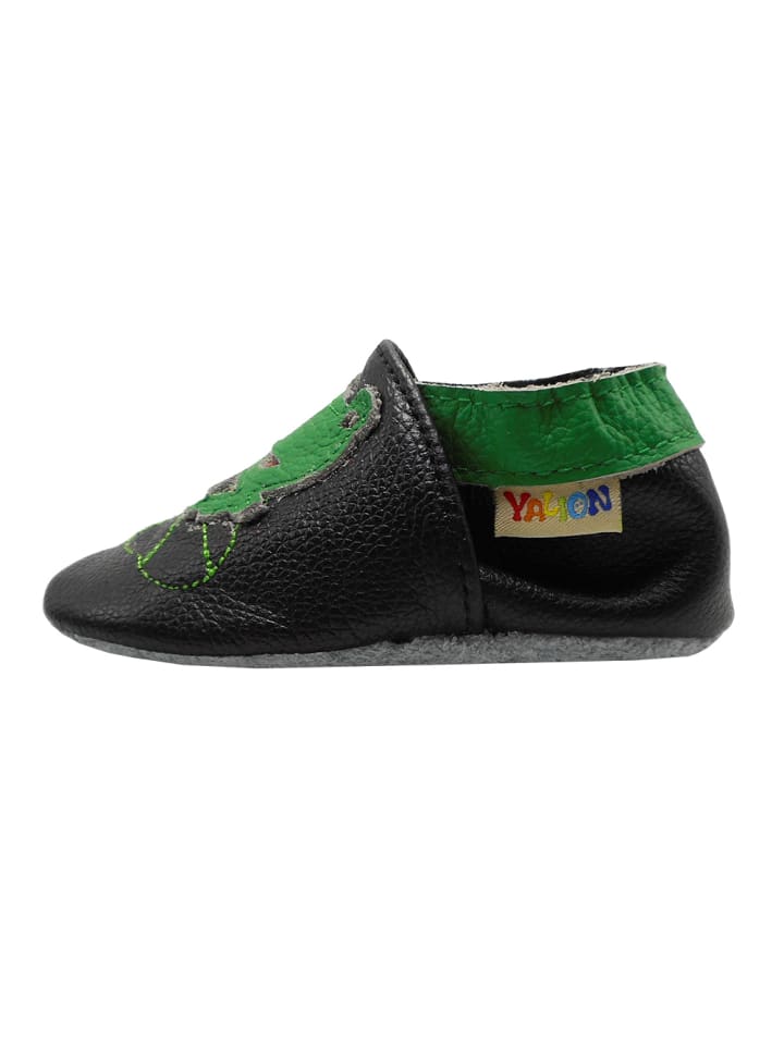 Yalion Leder-Krabbelschuhe 