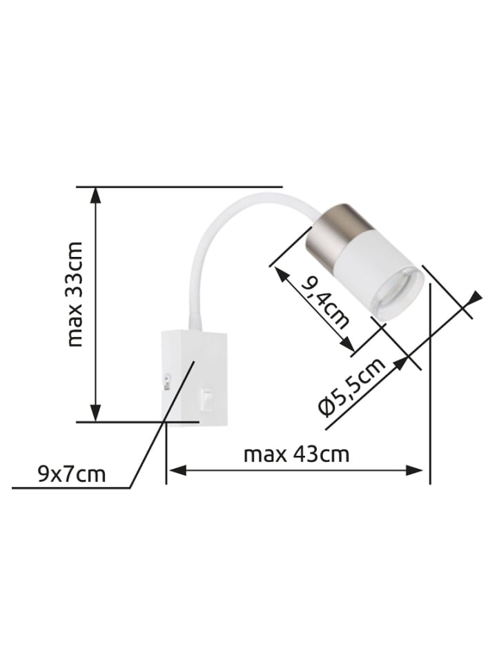 Globo lighting Wandleuchte 
