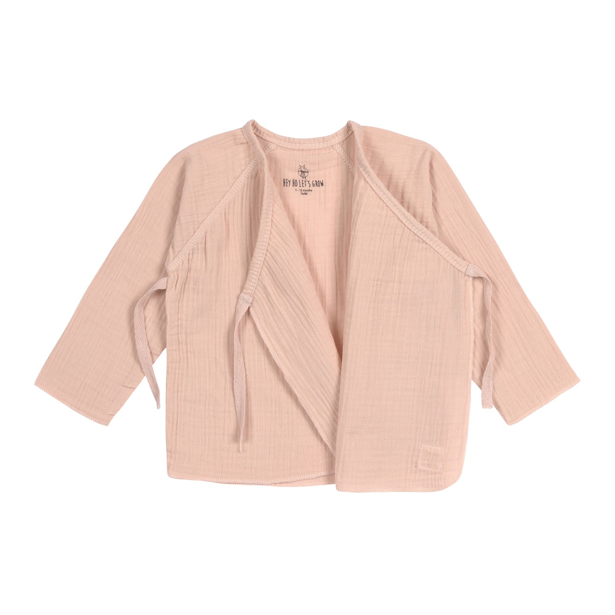Baby Wickelshirt - Bio Baumwolle, Rosa