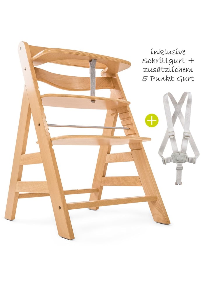 Hauck Hochstuhl Alpha Plus - Natur in braun günstig kaufen onesize