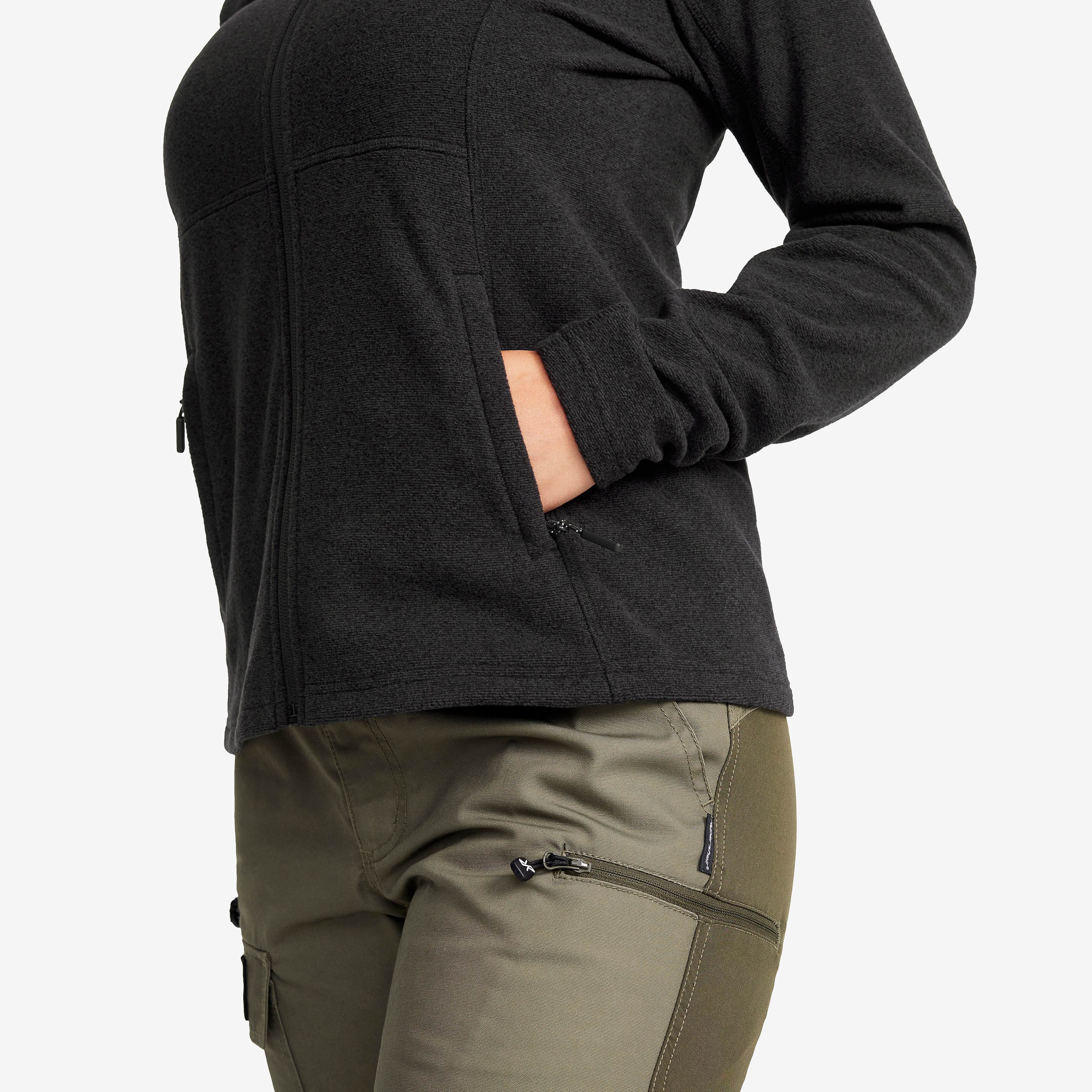 Essential Full-zip Fleece Femme Black