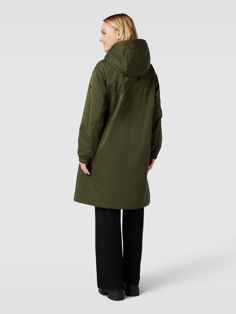 Jacke mit Eingrifftaschen in olivgrün