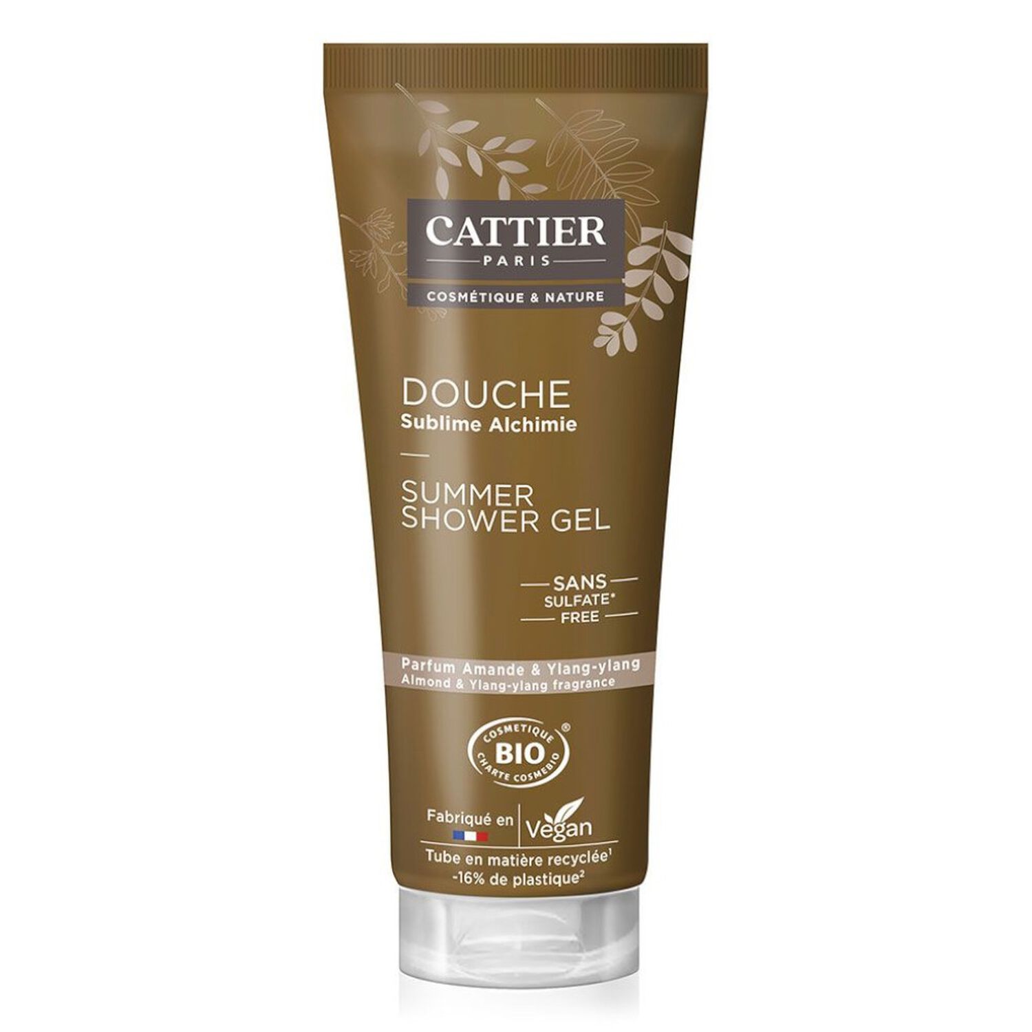 Cattier Amande et Ylang-Ylang Gel Douche Sublime Alchimie 200 ml