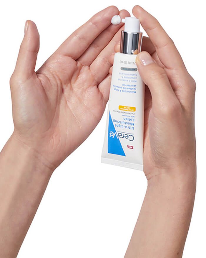 Lotion hydratante ultra-légère FPS 30 Hydratant léger et sans huile avec FPS