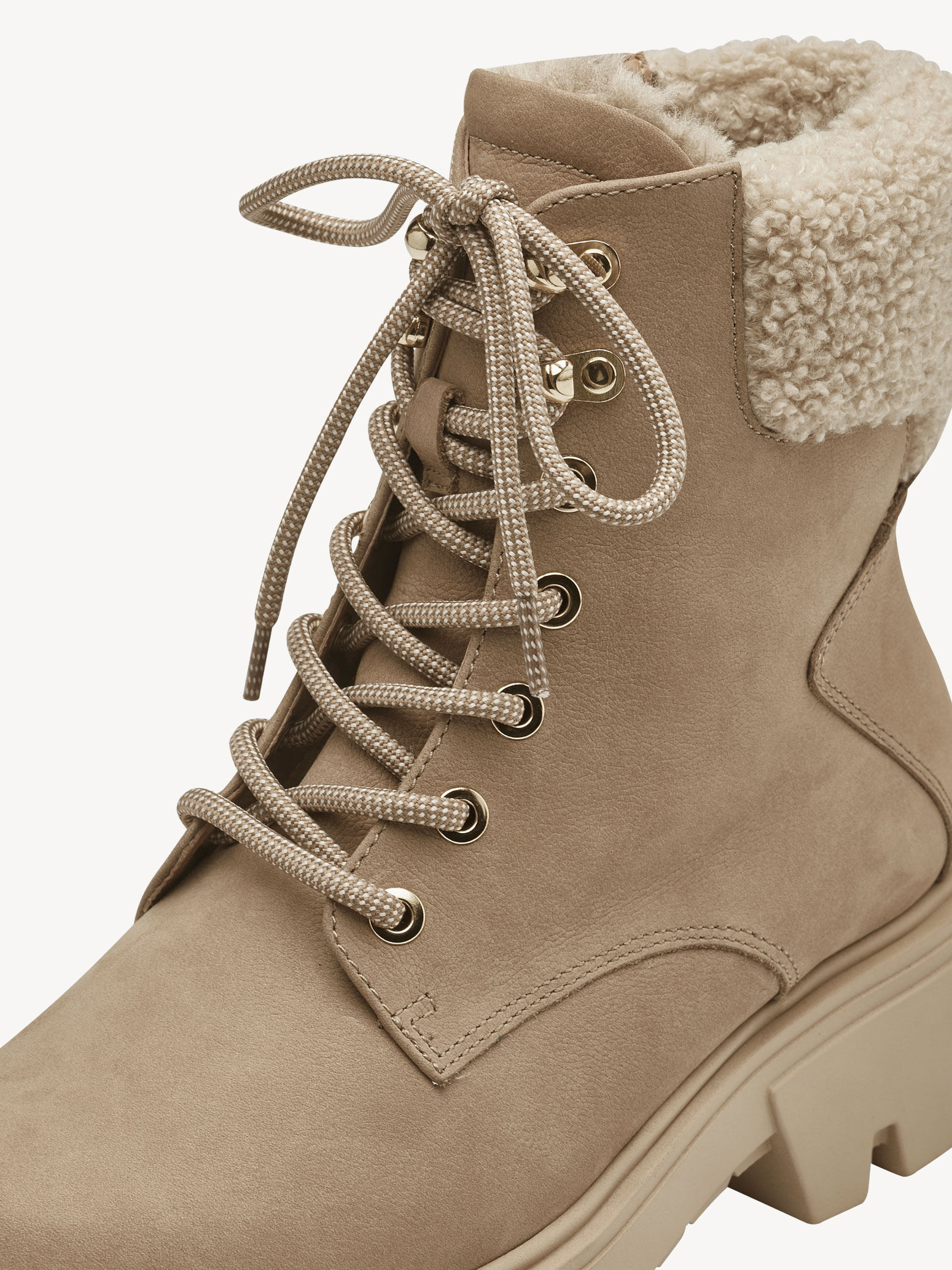 Bottine en cuir - marron doublure chaude