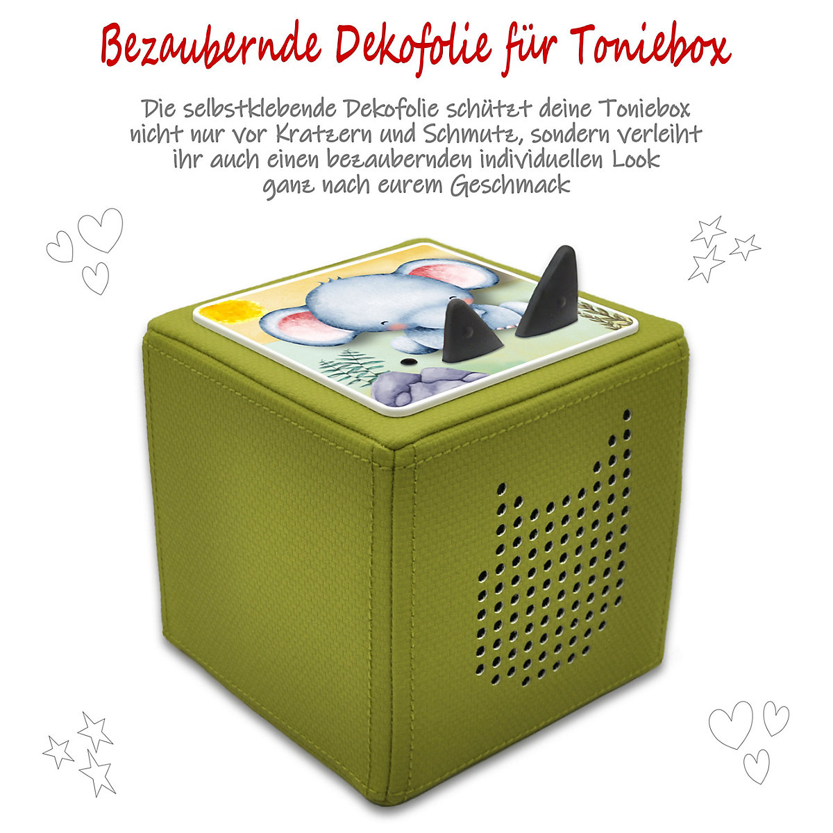 Schutzfolie für Toniebox, Dekofolie für Toniebox, Toniebox Aufkleber
