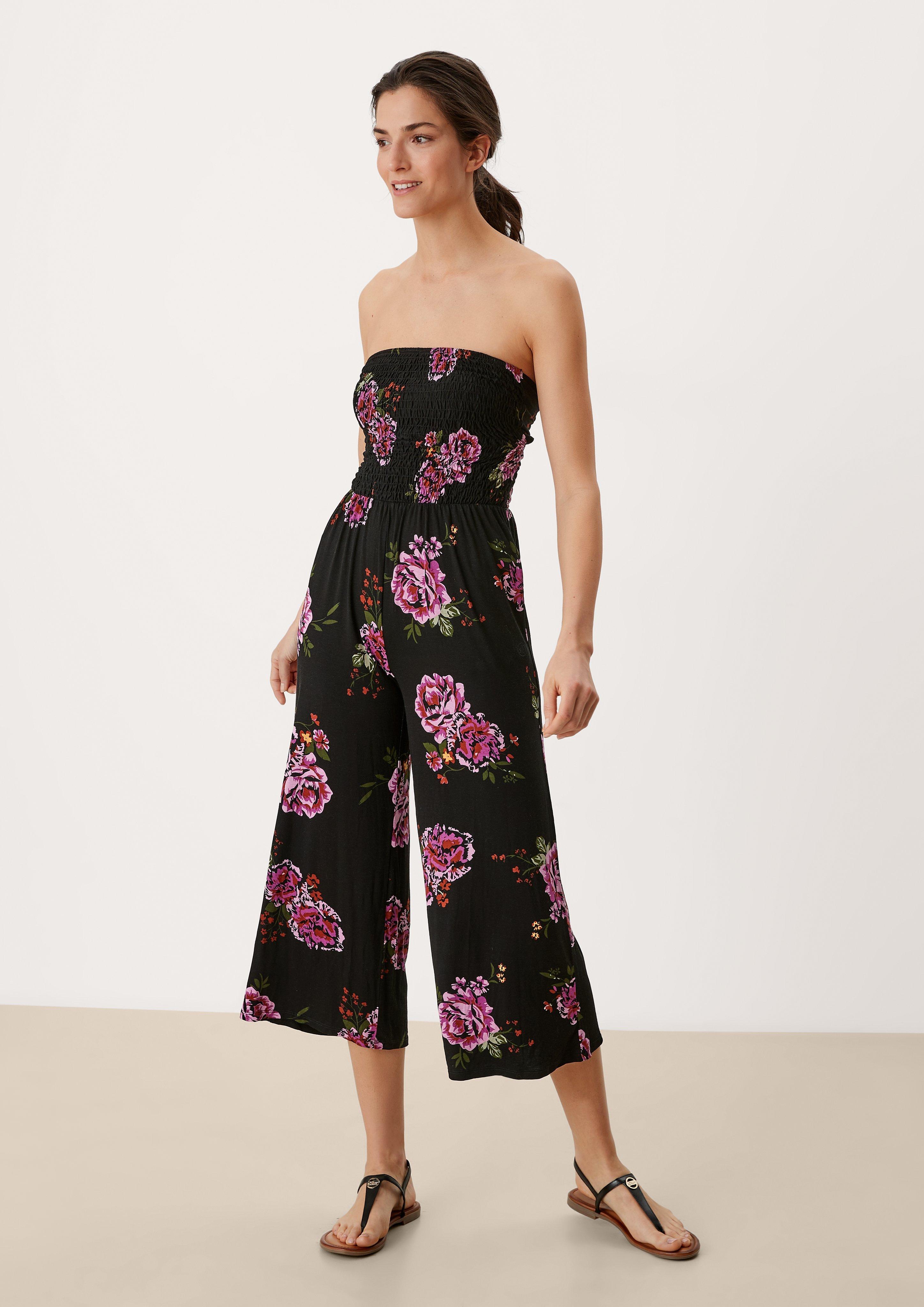 Strand-Jumpsuit aus Viskosestretch  6006415-99A1