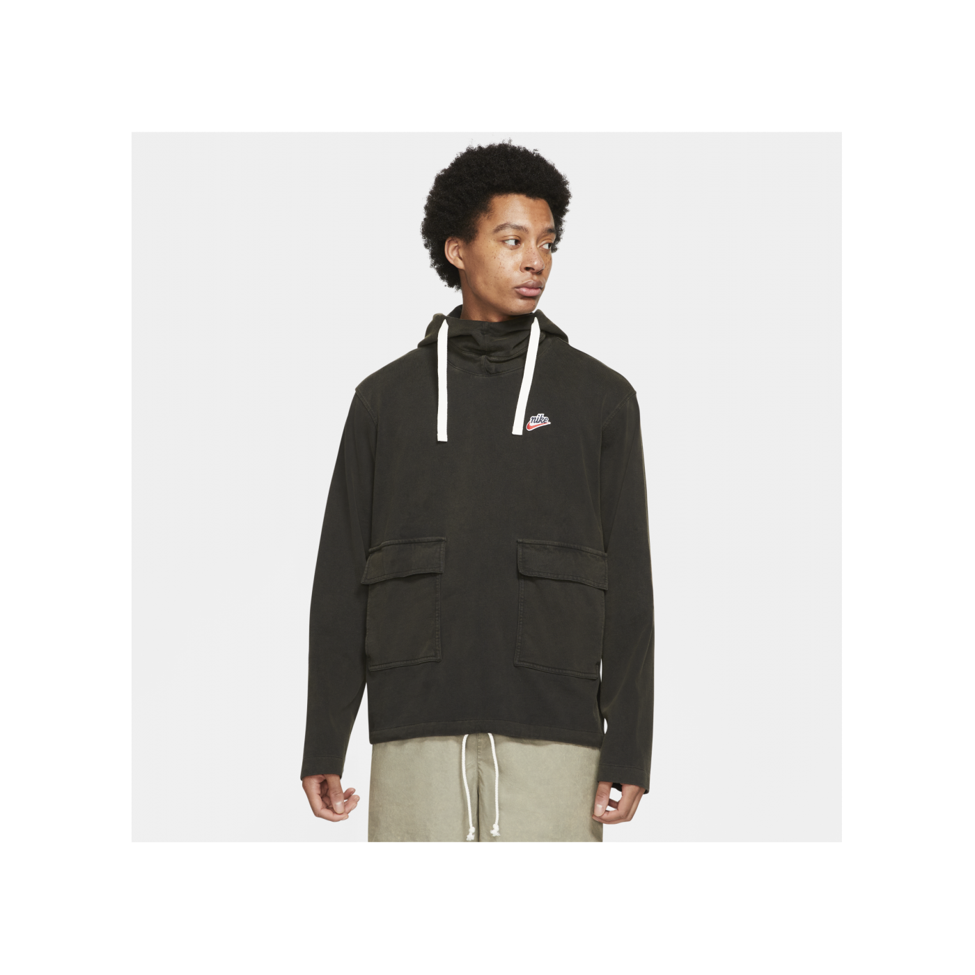 Nike Heritage Essentials Knit Hoody Schwarz F010