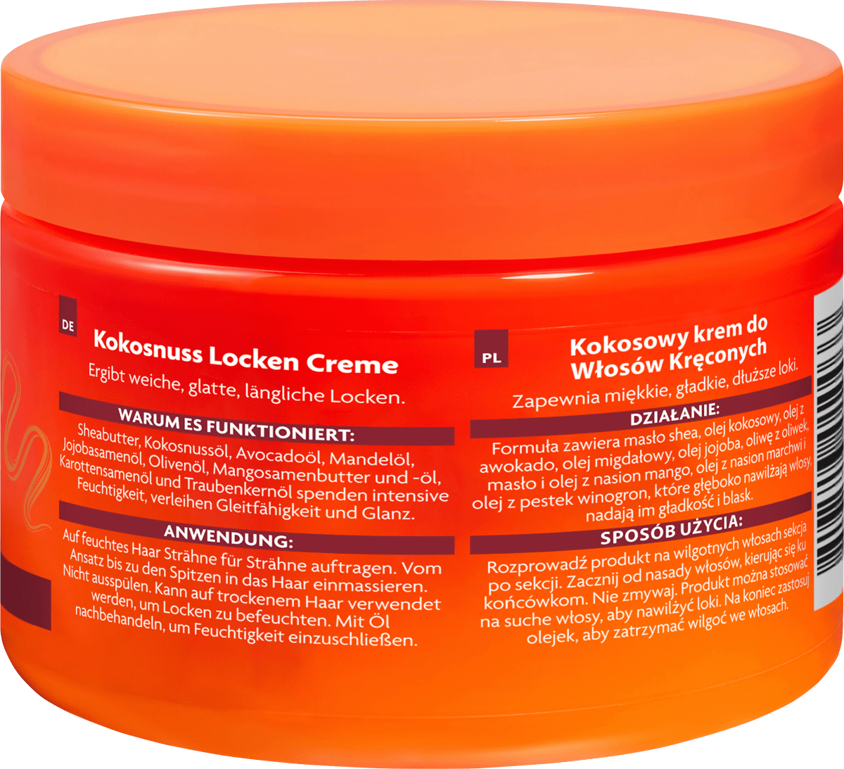 Lockencreme Kokosnuss, 340 g