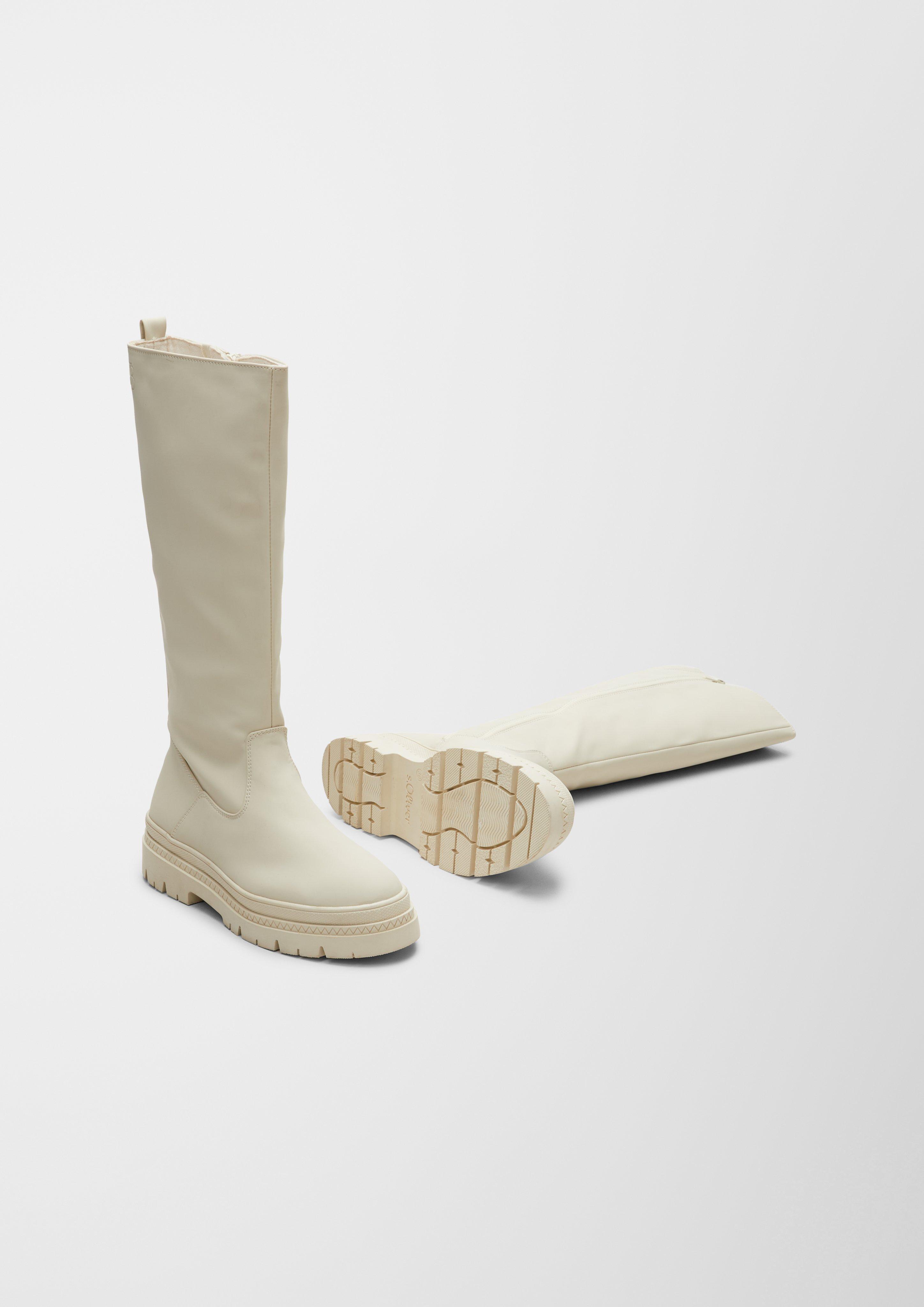 Stiefel in Leder-Optik  6006551-462